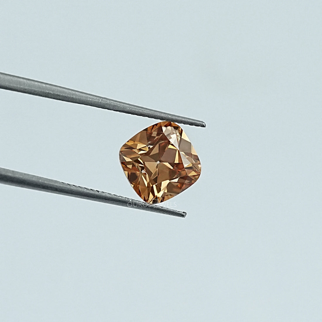 Champagne Square Old Mine Cushion Cut Loose Diamond Loose