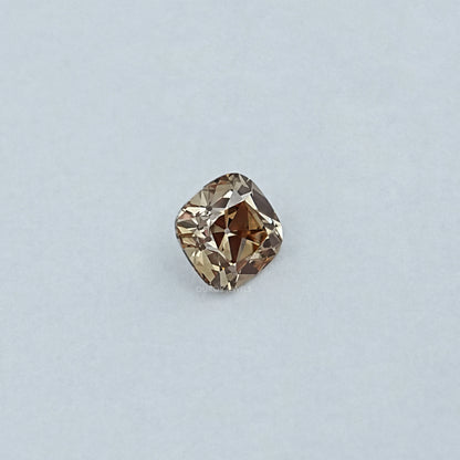 Champagne Square Old Mine Cushion Cut Diamond Loose