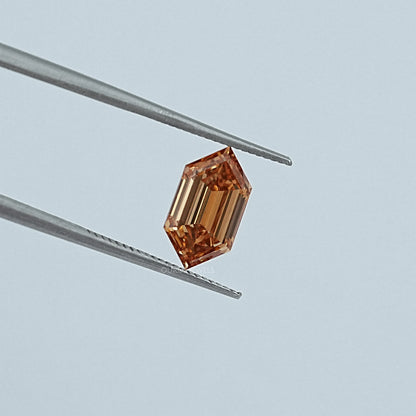 1.56 CT Champagne Step Cut Dutch Marquise Diamond Loose