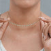 Old European Round Lab Grown Diamond Necklace Necklaces