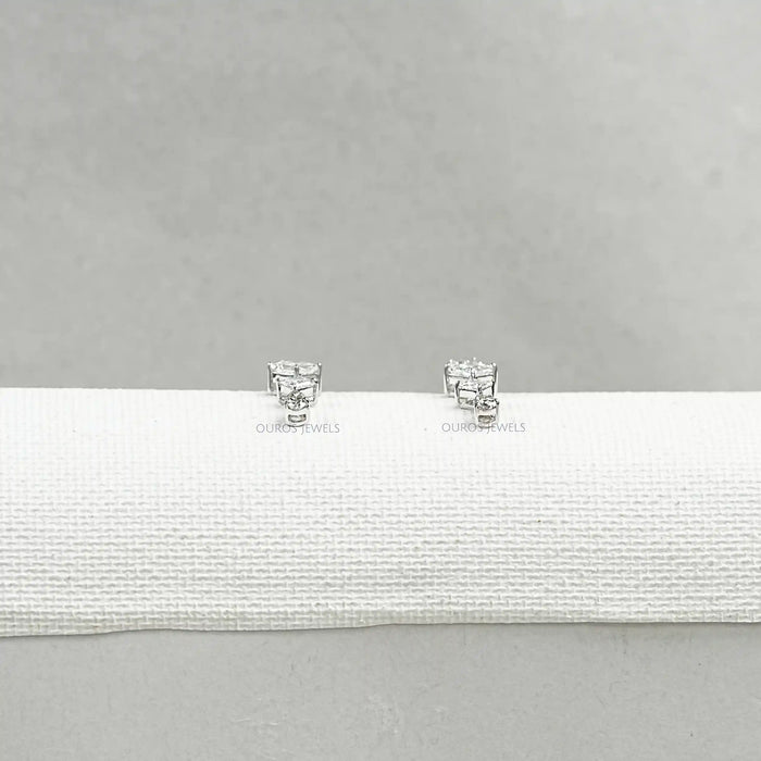 Multi Shape Lab Diamond Drop Earrings Earring