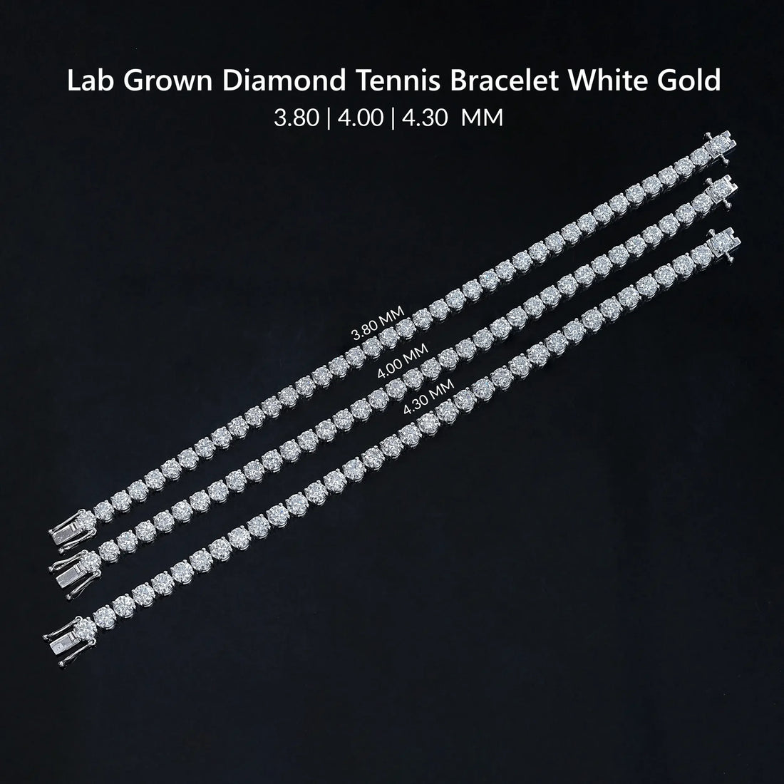 Classic Lab Grown Round Diamond Tennis Bracelet