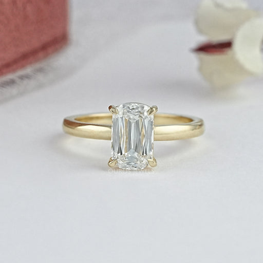Criss Cut Lab Grown Diamond Solitaire Ring Ring