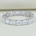 Criss Cut Eternity Wedding Band - East West Set Ring