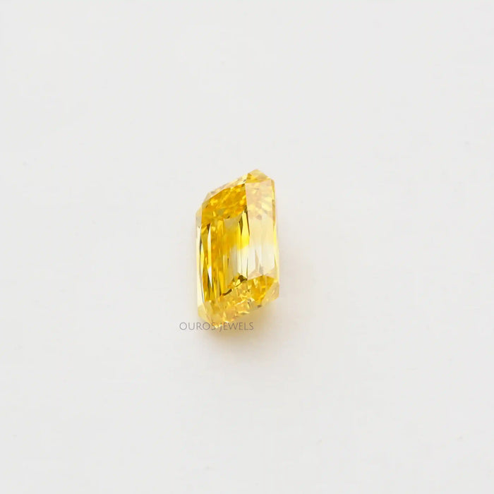 2.05 Carat Yellow Criss Cut Lab Grown Diamond