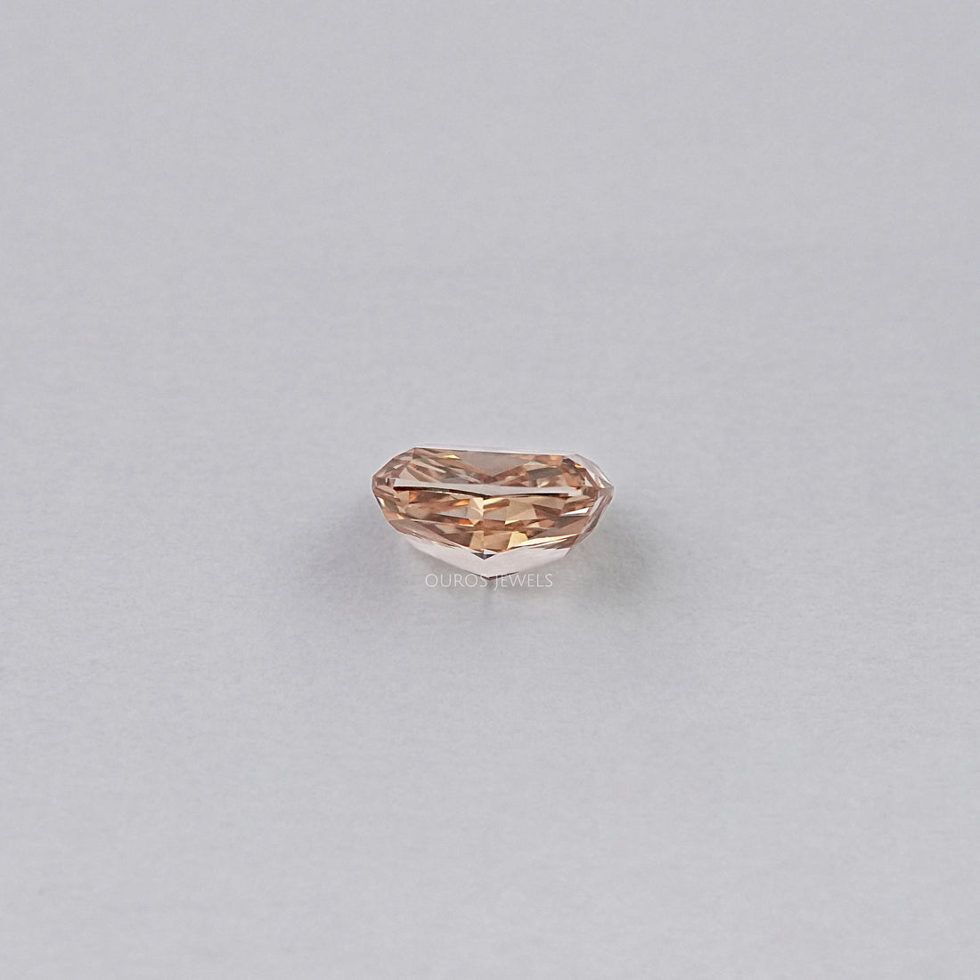 Cushion Cut Lab Diamond Champagne Loose Loose