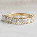 Lab Grown Cushion Diamond Half Wedding Band