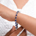 Sapphire Cushion Cut Lab Grown Gemstone Bracelet Bracelet