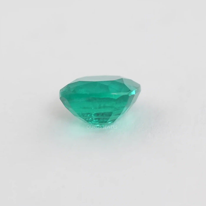 IGI Certified Cushion Shape Colombian Emerald Gemstone