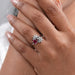 Ruby Cushion Gemstone Split Shank Engagement Ring