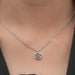 Fancy Olive Cushion Cut Halo Pendant Necklaces