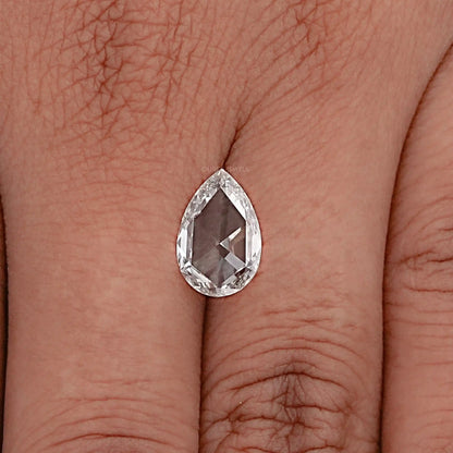 Rose Cut Pear Lab Grown Diamond
