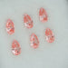 0.33 Carat Each Pink Pear Loose Diamond