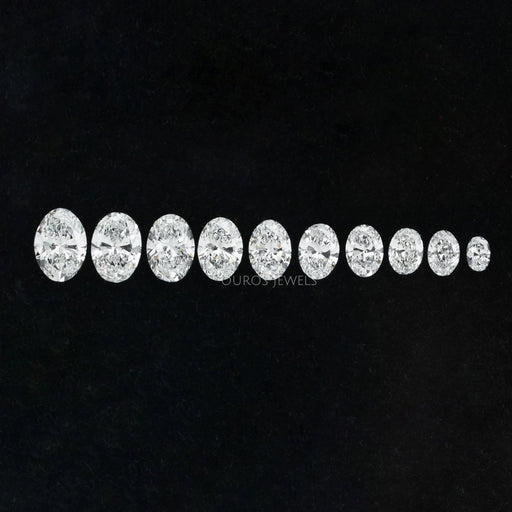 Brilliant Cut Oval Lab Grown Diamond Loose