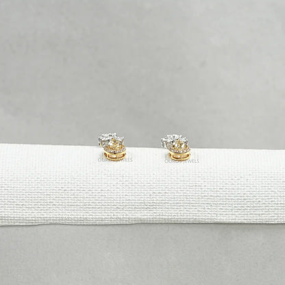 Yellow Pear Diamond Dangle Earrings Earrings