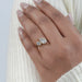 Two Stone Pear Shaped Engagement Ring Ring