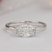 East-West Set Marquise Diamond Ring Ring