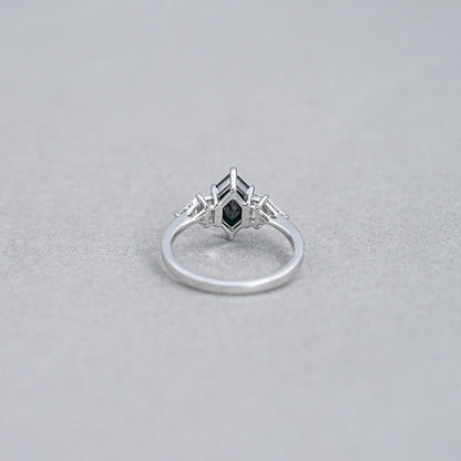 Dutch Marquise Black Diamond Anniversary Ring Ring