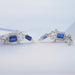 Blue Sapphire Gemstone Drop Earrings Earring