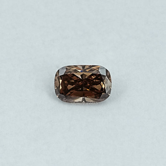 Champagne Elongated Cushion Cut Loose Loose