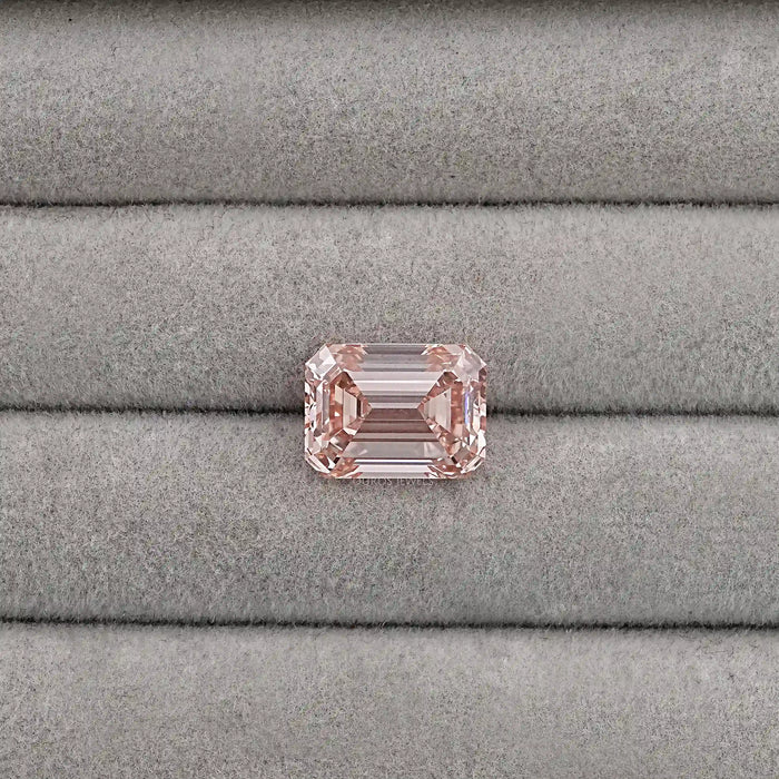 Pink Emerald Cut Lab Diamond -10.00 Carat