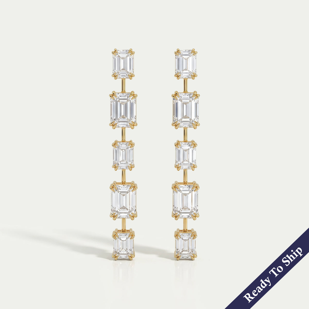 Trio Rosenschliff Runde Diamant-Halo-Ohrstecker