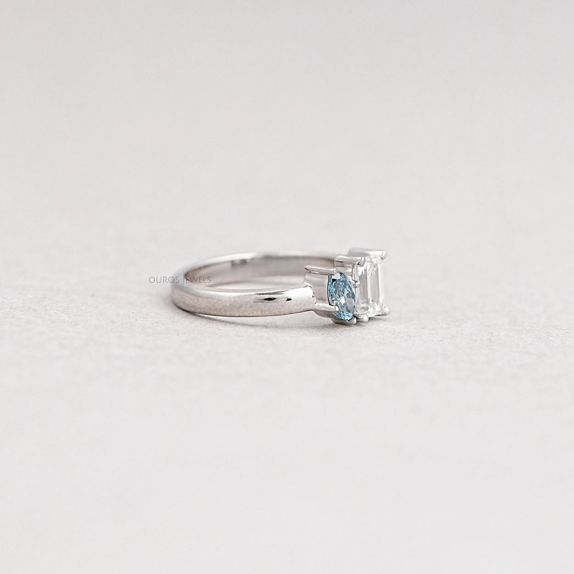 Two Stone Emerald Toi Et Moi Ring Rings