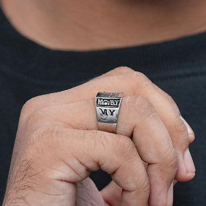 Men's Engraved Wedding Band Rings