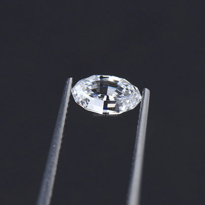 Step Cut Oval Lab Grown Diamond