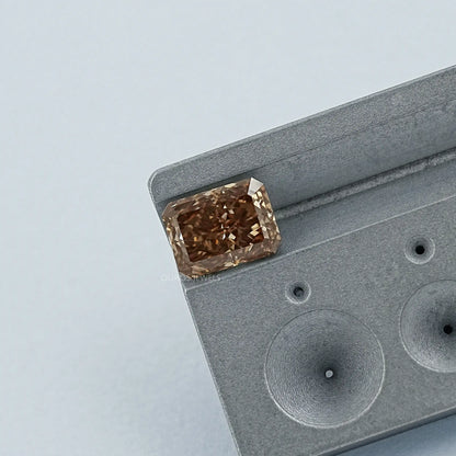 Fancy Brown Radiant Lab Grown Loose Diamond