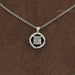 Fancy Olive Cushion Cut Halo Pendant Necklaces