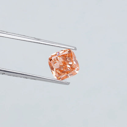 1.35 Carat Vivid Pink Cushion Lab Diamond