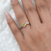 Canary Cushion Cut Lab Diamond Engagement Ring Ring