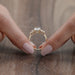 Elongated Cushion And Baguette Diamond Five Stone Engagement Ring Rings