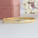 Flush Set Round Diamond Bangle