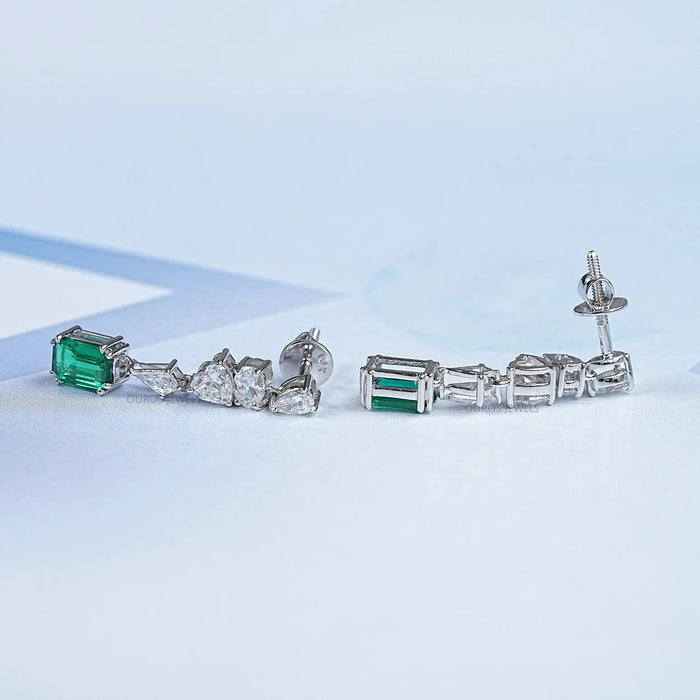 Gemstone Diamond Drop & Dangle Earrings Earring