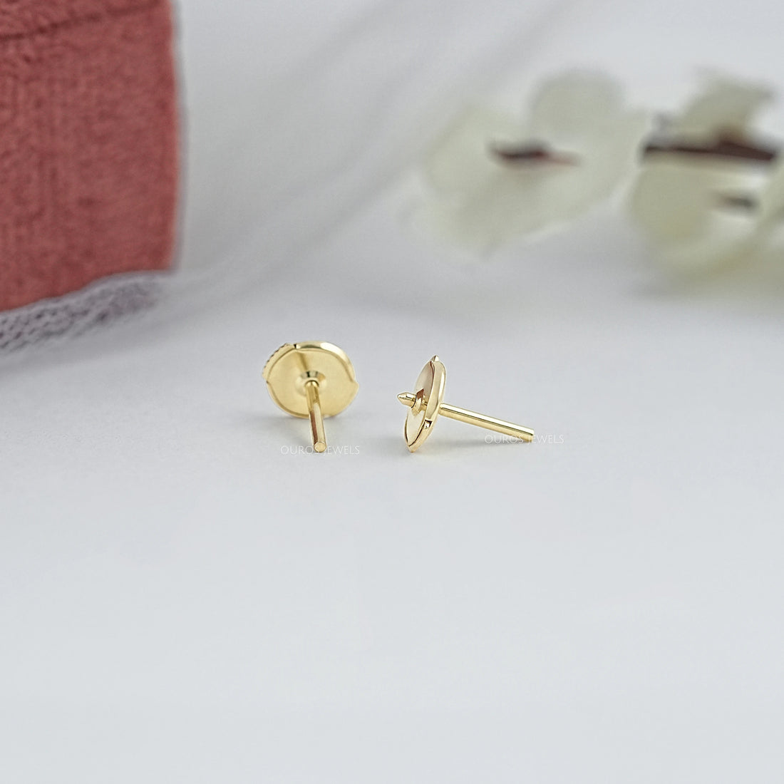 Secure Back Type Stud Earrings For Women