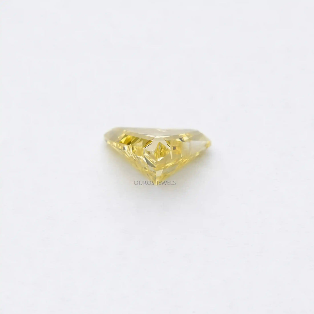 1.55 Carat Yellow Horse Cut Lab Grown Diamond