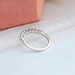 Round Cut Half-Eternity Wedding Ring Rings