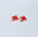 Pink Trapezoid Cut Lab Diamond Pair Loose
