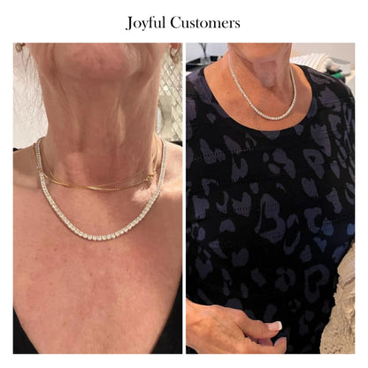 Round Cut Lab Grown Diamond Stunning Necklace Necklaces