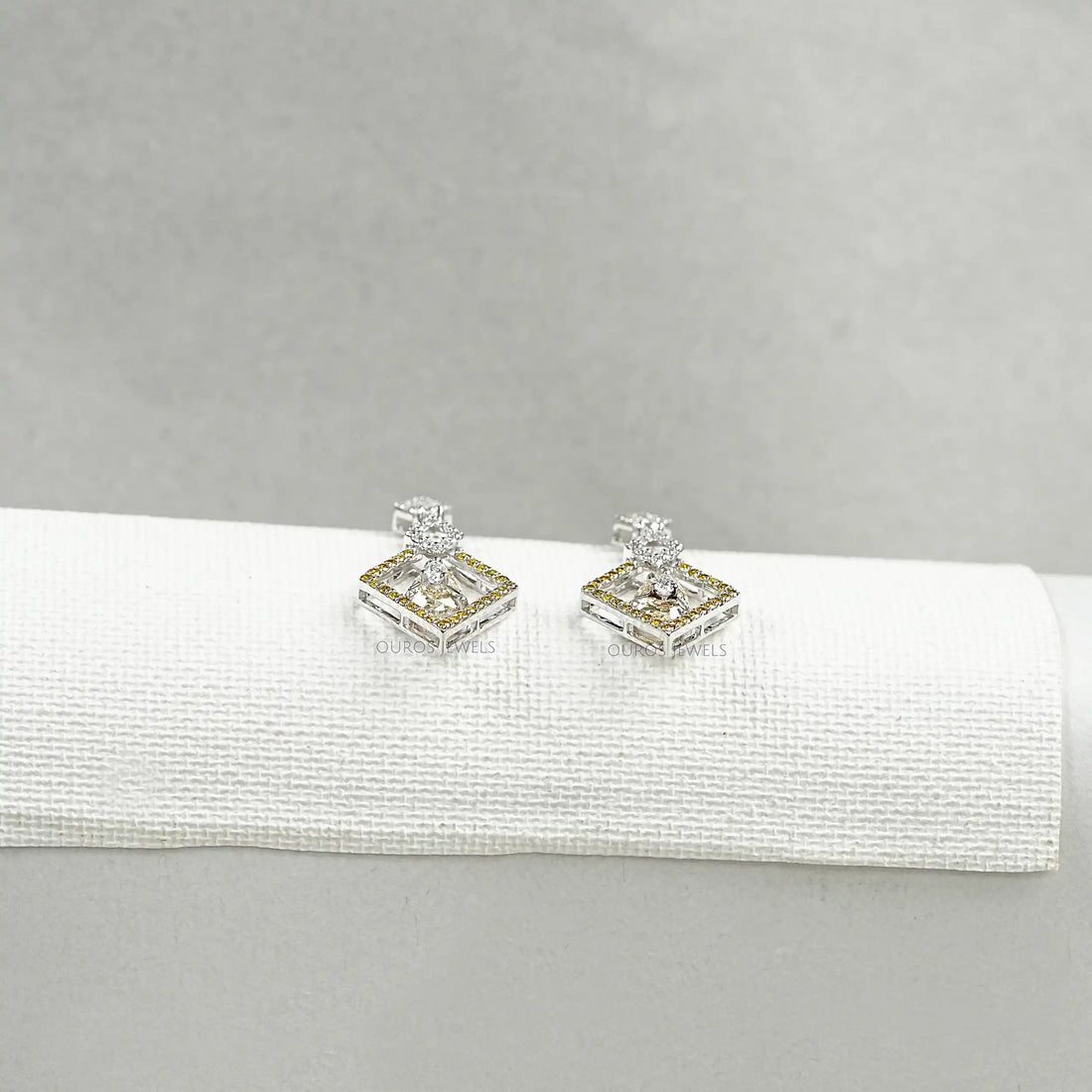 Kite Shape Pear Diamond Dangle Earrings Earrings