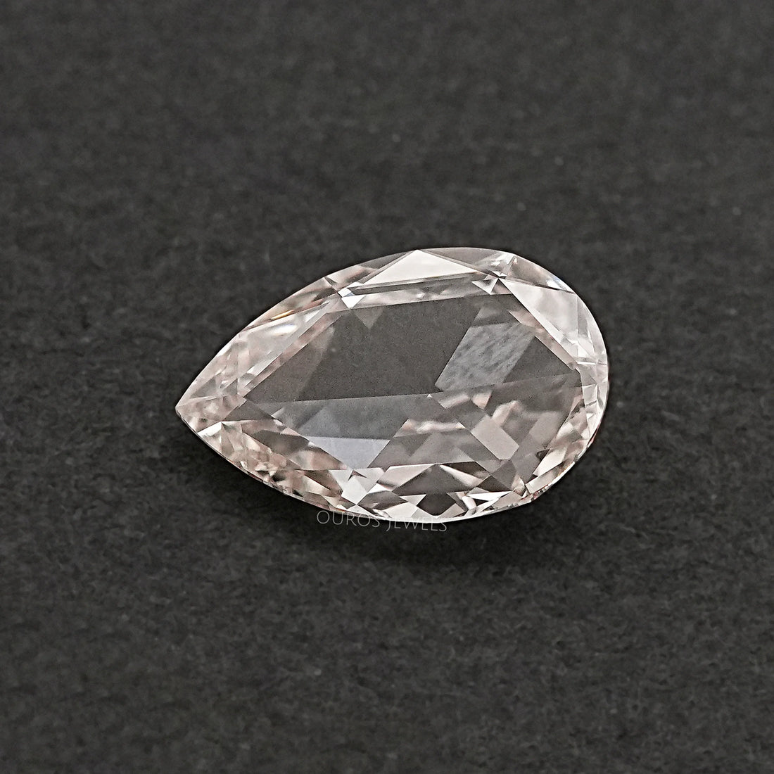 Rose Cut Pear Lab Grown Diamond