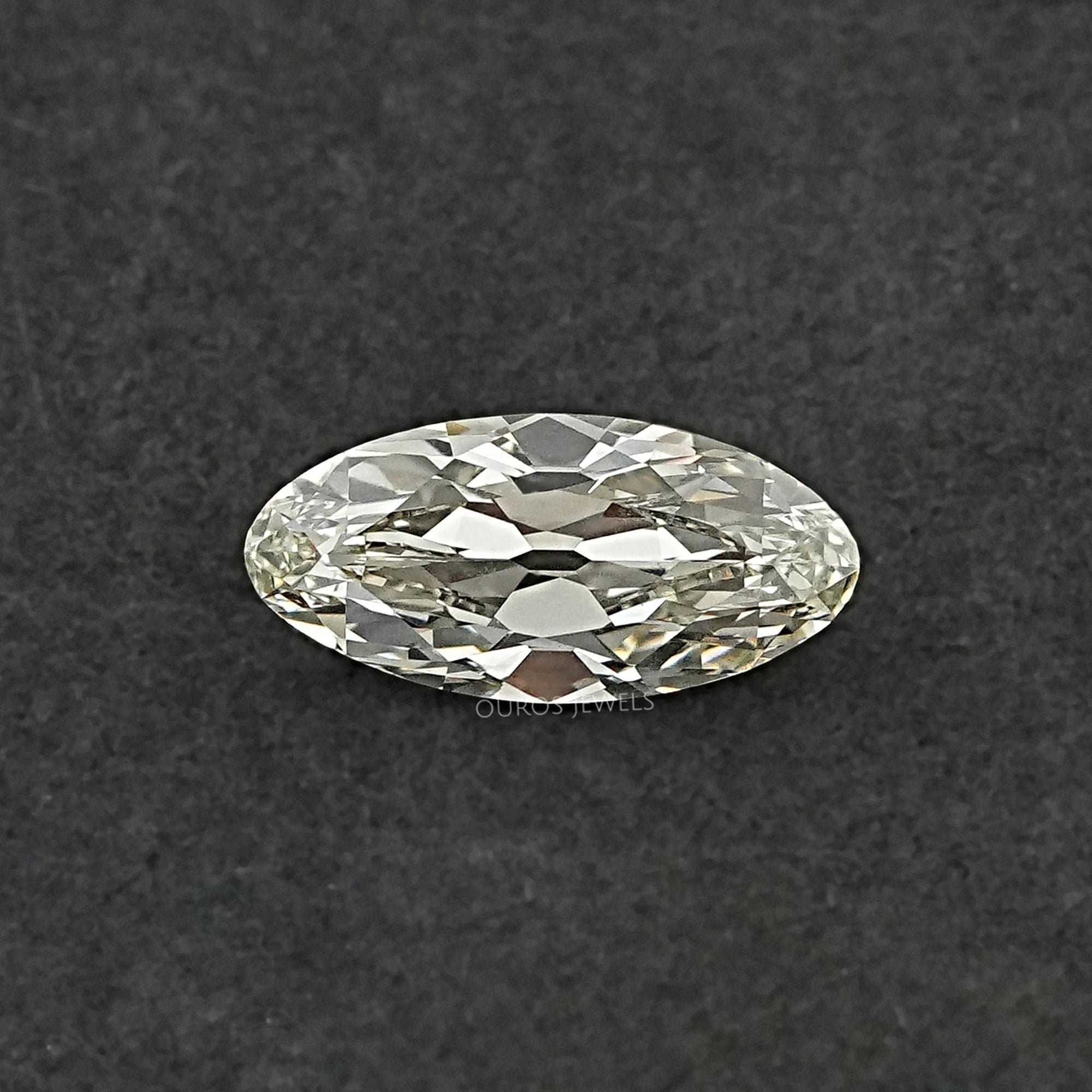 Old Mine Moval Cut Lab Grown Diamond J To Z VS Loose