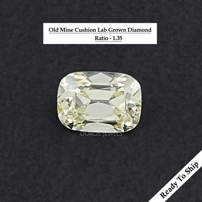 Loose Old Mine Cushion cut Lab Grown Diamond Loose
