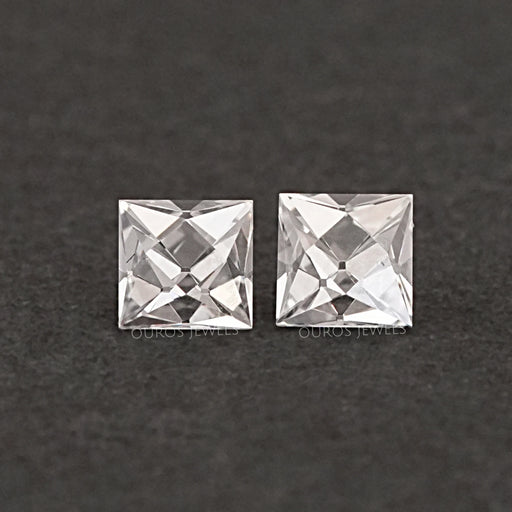 French Cut Lab Grown Diamond Matching Pair Loose