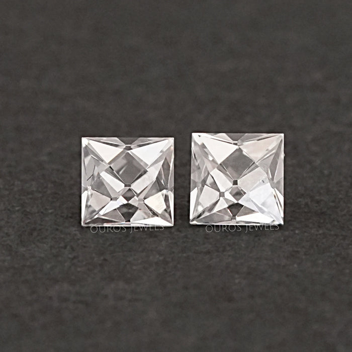 French Cut Lab Grown Diamond Matching Pair Loose