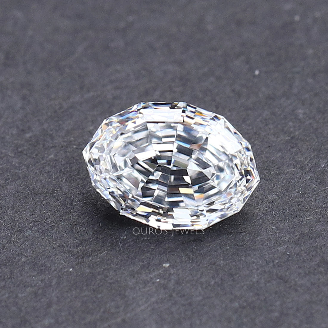 Step Cut Oval Lab Grown Diamond