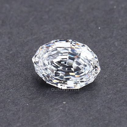Step Cut Oval Lab Grown Diamond
