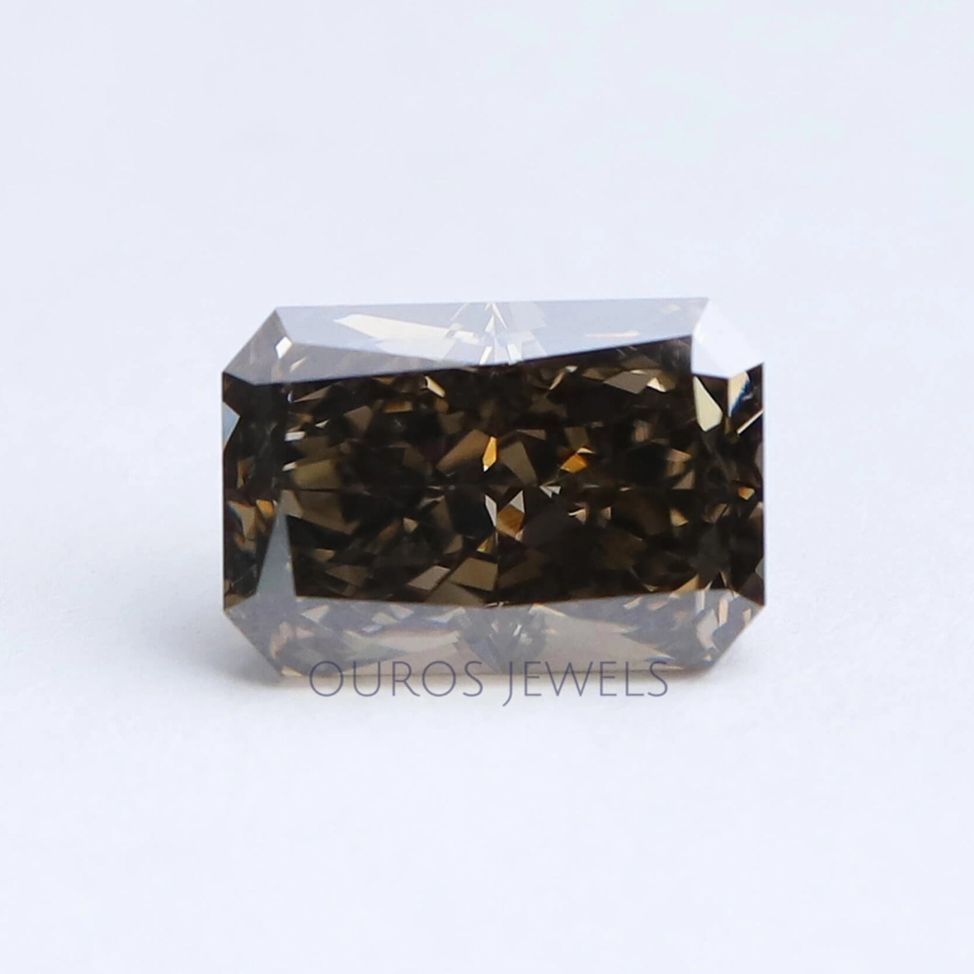 1.65 Carat Olive Radiant Cut Lab Grown Diamond